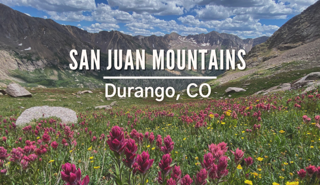 San Juan Mountains in Durango, CO