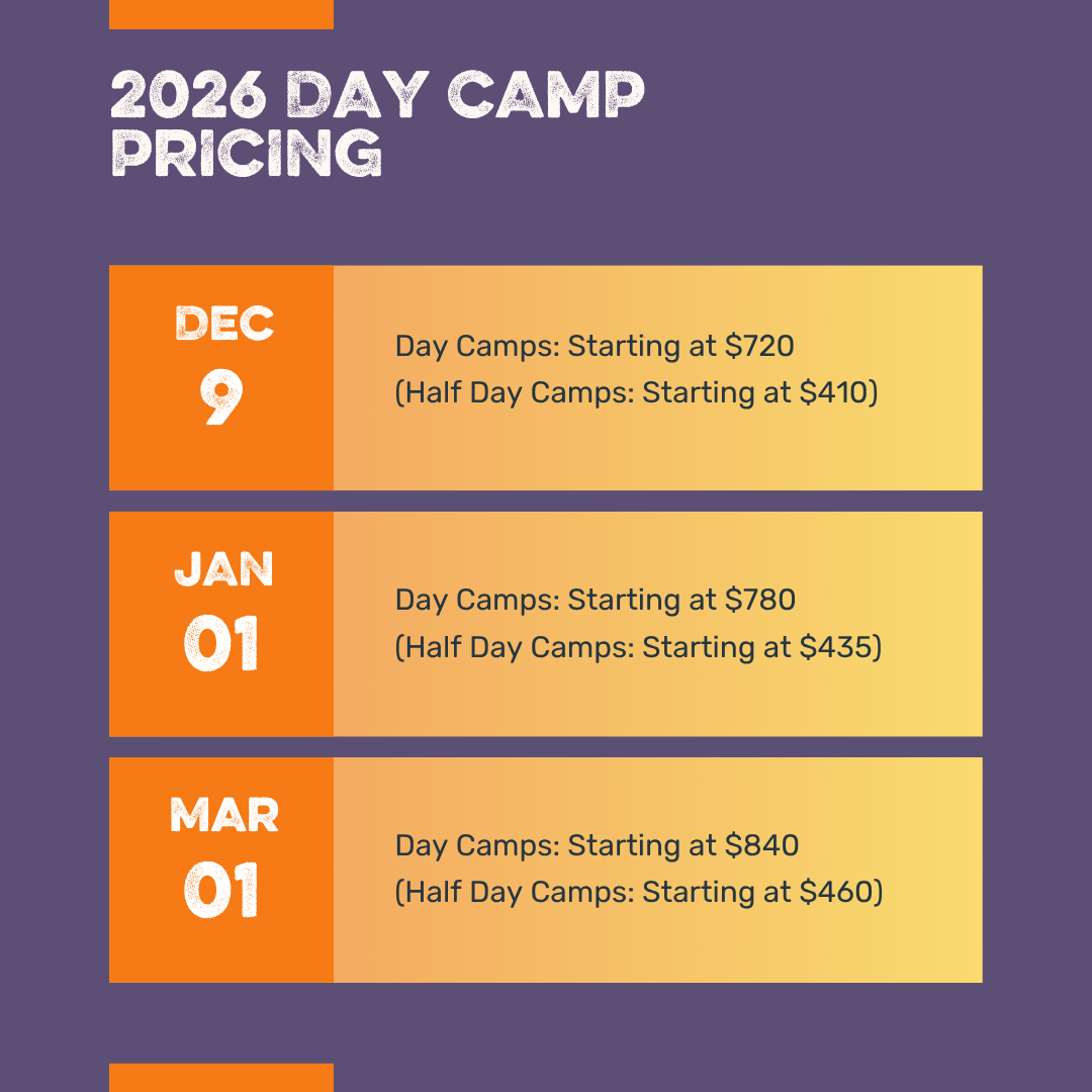 Tier 2 CA 2026 Day Camp Pricing